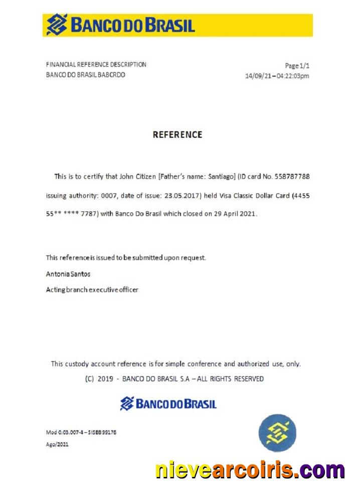 Brazil Banco do Brasil closure reference